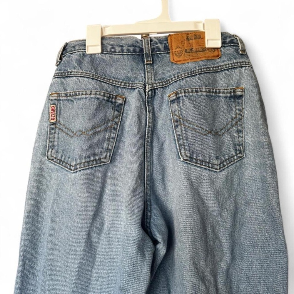 Vintage Gitano High Rise Mom Jeans - Blue Wash - 100% Cotton - Size 12 - Picture 3 of 8